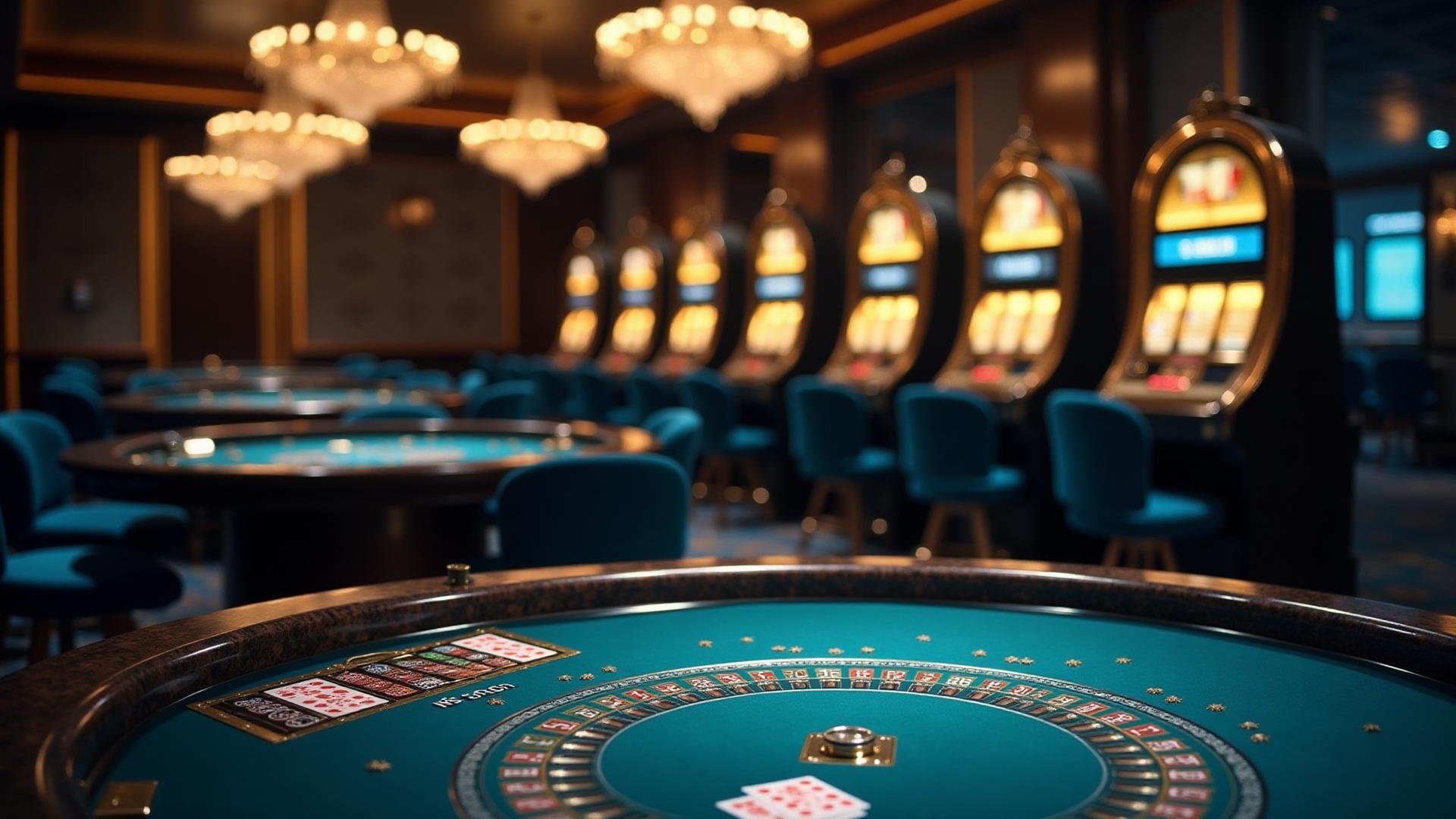 Luxury casino interior
